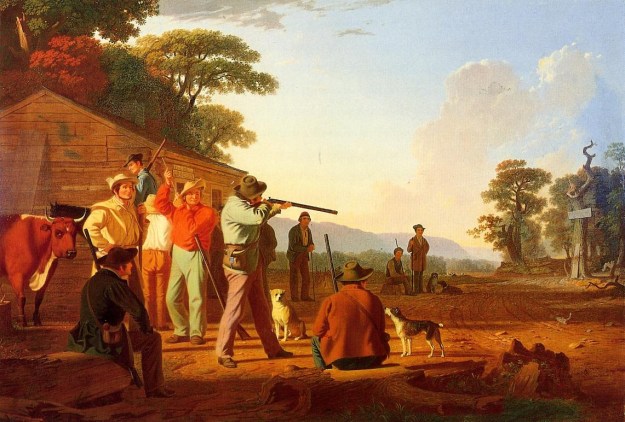 Shooting for the Beef - George Caleb Bingham