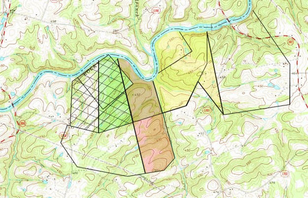 Oakboro, NC, 1:24,000 quad, 1971, USGS
