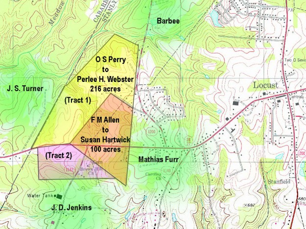 Stanfield, NC, 1:24,000 quad, 1971, USGS