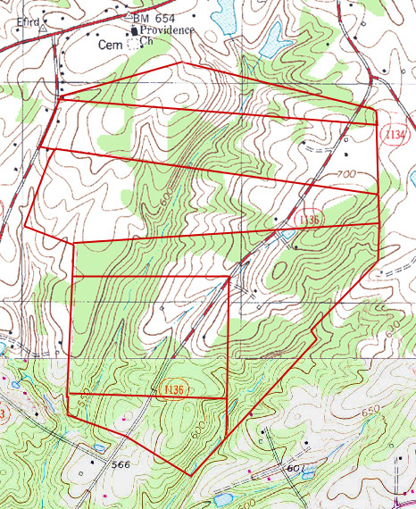 Frog Pond, NC, 1:24,000 quad, 1981, USGS